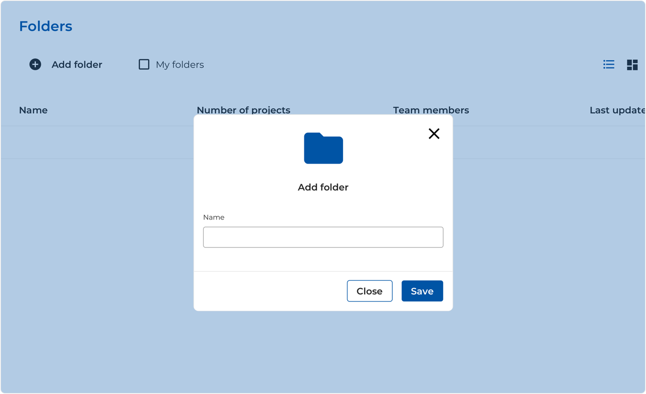 project folder