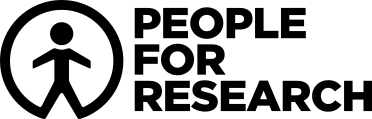 people for research logo