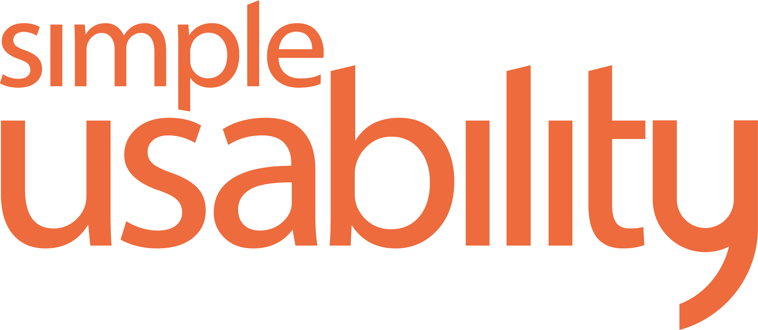 simple usability logo